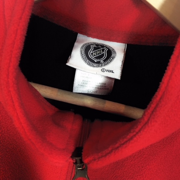 Detroit Red Wings NHL Men's Small Fleece Jacket - Picture 3 of 3